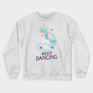 Dabbing unicorn Crewneck Sweatshirt